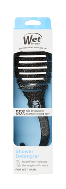 Wet Brush Shower Detangling Hairbrush Black Glitter Unisex