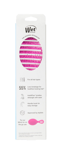 Wet Brush Shower Detangler Brush Pink Glitter for Unisex