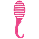 Wet Brush Shower Detangler Brush Pink Glitter for Unisex