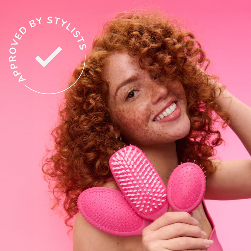 Wet Brush Shower Detangler Brush Pink Glitter By For Unisex - 1 Pc Hair Brush