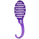 Wet Brush Shower Detangler Brush Purple Glitter for Unisex