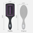 Wetbrush Charcoal Infused Paddle Detangler – UltraSoft Bristles for Pain-Free Brushing