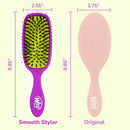 Wetbrush Shine Enhancer Hairbrush with Natural Boar Bristles Eco Friendly Purple