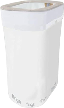 White Flings Plastic Bin - 22 x 15 (Pack Of 1)