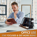 Wood Phone Docking Station for Men Desk or Nightstand Organizer Key Holder Wallet Watch Stand Gift for Husband Dad