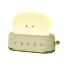 Rechargeable Toaster-Inspired LED Lamp - Charming & Colorful Night Light with USB Charging