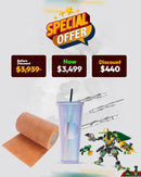 Kerdi Band Waterproofing Strip, NINJAGO Lloyd’s Hydro Mech Building Kit, 1/4-Inch Spiral Flush Trim Router Bits, and Unicorn Studded Venti Tumbler with Straw
