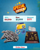 Star Wars Millennium Falcon 75192 – Expert Building Set & Beyblade Booster – Ultimate Valkyrie.LG.V'-9 & Abstract Strategy Board Game for Adults & Families