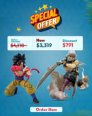 Super Saiyan 4 Son Goku Action Figure & Demon Slayer FiguartsZERO – Tengen Uzui Figure