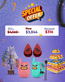 Chakra Tree of Life – Healing Crystal Energy Tree & Rechargeable Kids Walkie Talkies – 2-Pack with FM & Wearable Straps & 4-Tier Clear Acrylic Cupcake Stand – Holds 50 Cupcakes & Buffalo Plaid Moose Christmas Earrings – Festive Holiday Jewelry