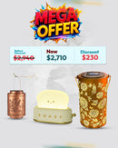 Hummingbird Solar Lantern – Waterproof Metal Hanging LED Light for Garden & Patio & Rechargeable Toaster-Inspired LED Night Light – Colorful USB Charging Lamp & Sunflower Solar Lantern – Waterproof Hanging LED Light for Yard, Patio & Garden