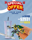 Kerdi Band Waterproofing Strip, NINJAGO Lloyd’s Hydro Mech Building Kit, 1/4-Inch Spiral Flush Trim Router Bits, and Unicorn Studded Venti Tumbler with Straw