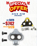 SHIMANO SPD Multi-Directional Release Cleat Set (SM-SH56) and SPD-SL Cleats (SM-SH10/SM-SH11)