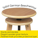 MEEDEN Artist Wooden Drafting Stool: Adjustable Height Art Stool for Studio