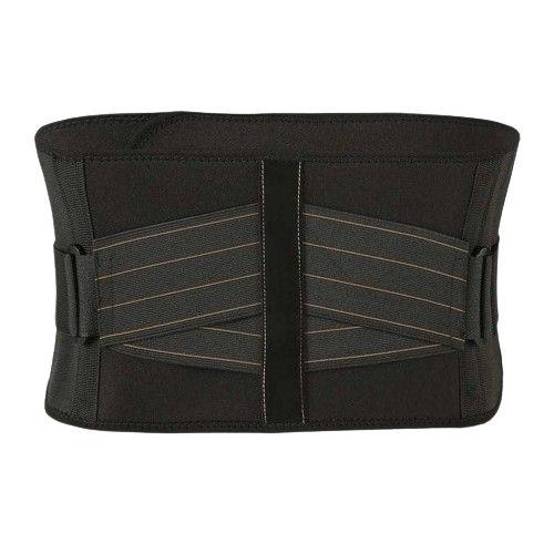 Unisex Adult Rapid Relief Back Support Brace with Hot/Cold Therapy, Black, Adjustable