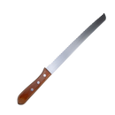 Bread Knife Slicer Cutter, Stainless and Wood